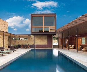 This beautiful Austin Texas pool design appeared in Luxe Magazine and was photographe...