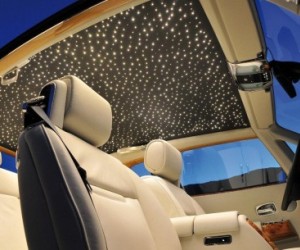 The Starlight Headliner is a factory-installed option on the Rolls-Royce Phantom Coup...
