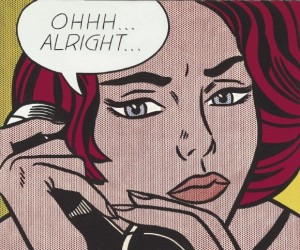 The Roy Lichtenstein 1964 painting 