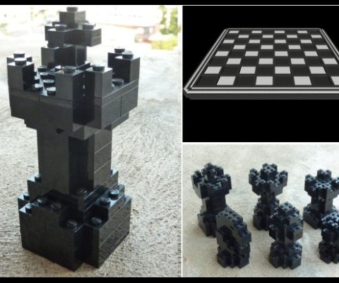If you are a great fan of Lego creations, I’m sure you’re going to love this Lego chess set designed by Derek Seiple. Designed to perfection with every minute detail thrown in to add to the excitement of the game, this classic chess set has almost 4000 pieces