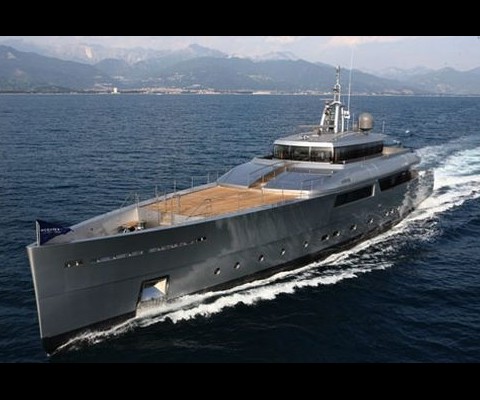 For a whopping $1 million per month, you can charter the 164-ft. Exuma superyacht built by Perini Navi, in the South Pacific