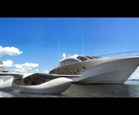 The carbon-fiber AeroCruiser 38 II draws inspiration from the world of private aviation. Last time, Danish Yachts collaborated with LISA Airplanes to develop new projects and provide additional benefits to superyacht owners