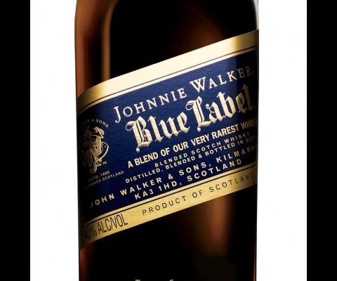 f you are looking for the perfect, personalized gift for the scotch-lover in your life, go with an engraved bottle of Johnnie Walker Blue Label. The scotch producer offers complimentary bottle engraving service on their high-end blend of rare and exceptional whiskies. Each bottle is one of a kind and individually numbered, and comes in a beautiful and impressive blue box.