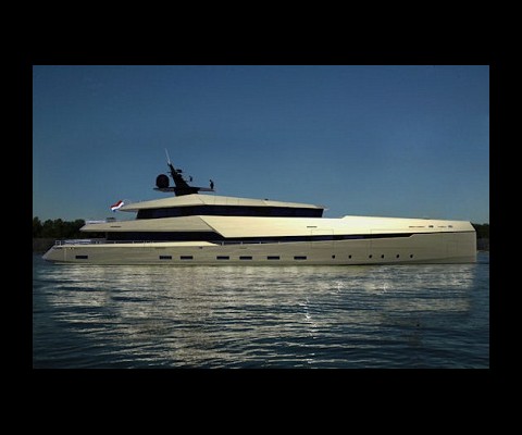 The G180 is capable of a cruising speed of 15 knots, a top speed of 23 knots and a range of 4,000 nautical miles. The customizable craft offers accommodation for 12 guests and 12 crew across three decks.

Features include outdoor dining areas, a helipad and a swimming pool while work has also started on a hybrid version