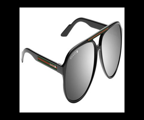 The Italian fashion house Gucci has created stylish 3-D glasses for optimum viewing of 3-D movies.