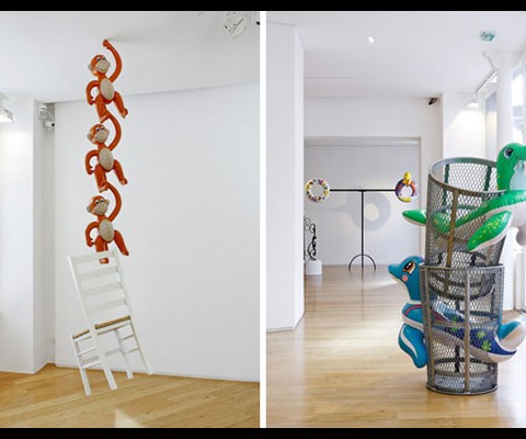 Living legend Jeff Koons returns to Paris’ Garlerle Jerome de Noirmont to unleash his third solo exhibition.  Koons’ masterpiece invites us into a circus of aestheically whimsical pieces giving any human within a five-sense radius the answer to why he’s one of the most highly valued artists alive.  