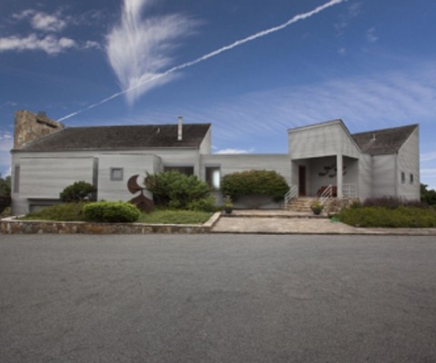Drama, elegance and sunsets unfold at the end of a sinuous drive as one arrives at this contemporary work of art sited on two single and separate parcels, one of the highest elevations in Montauk, offering stunning views of the Lake, Harbor and Block Island Sound