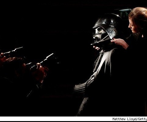The costume includes the iconic helmet, mask, and shoulder armor that helped make the character one of the most infamous and recognizable in movie history. It's thought to have been created for the second Star Wars film, 