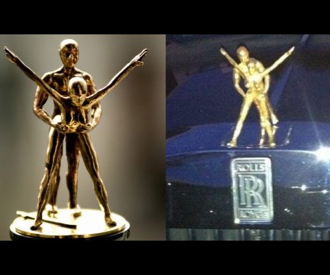 Controversial Russian Tuner Dartz has just re-imagined the iconic Rolls Royce Hood ornament, except this time it's a couple rather explicitly making love. 