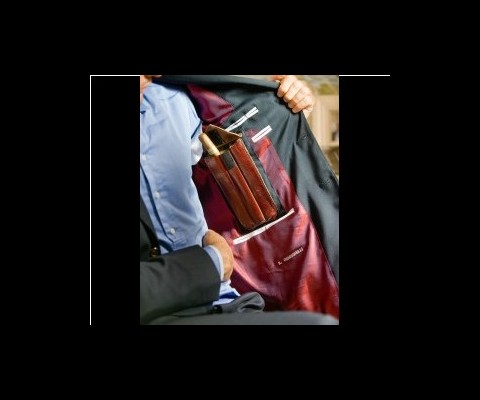 Max Girombelli owner of Duca Sartoria will soon be in town. This means that those who favor a tailor-made men’s suit will have all of their requests answered with a personalized-fitting session with Max at the Capital Club upon request. For those who like to smoke, one of the jackets featured will be none other than the Cigar Jacket.

Style-conscious Italians may not be known for smoking cigars but they sure know how to wear them. Duca Sartoria has created a beautifully custom-designed sports jacket for the jet-setting cigar aficionado. The jackets can be customized with a variety of different compartments from a three-finger cigar case attached to the interior lining to specially made spaces for your cutter and lighter. The cigar jacket can be designed according to your specific tastes so don’t miss Max while he’s in Dubai for your personalized made-to-measure fitting.

A tailor-made to measure event at the Capital Club from October 15th- October 21st from 11am to 8pm. Call in advance for VIP private fitting. This is a unique and rare event for men’s fashion in Dubai–not to be missed.

Contact Max Girombelli at atelier@ducausa.com or call +971 567203442