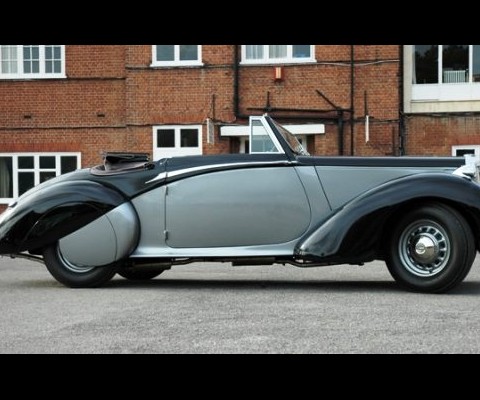 The historical Daimler DB18 (Chassis Number: 49531), featuring coachwork by the Carlton Carriage Co, was used by the British Prime Minister during the 1944 and 1949 election campaigns