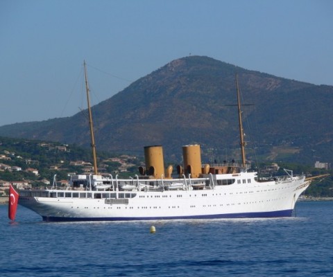 Authorities charged that the megayacht, which is owned by the Republic of Turkey, was being run as a floating brothel by the unnamed businessman who had been renting it for $40,000 per day. Clients paid $3,000 to $10,000 per night to have sex with one or more Russian and Ukrainian fashion models, some of whom were underage and are being deported,